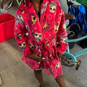 LOL girls robe size 7/8